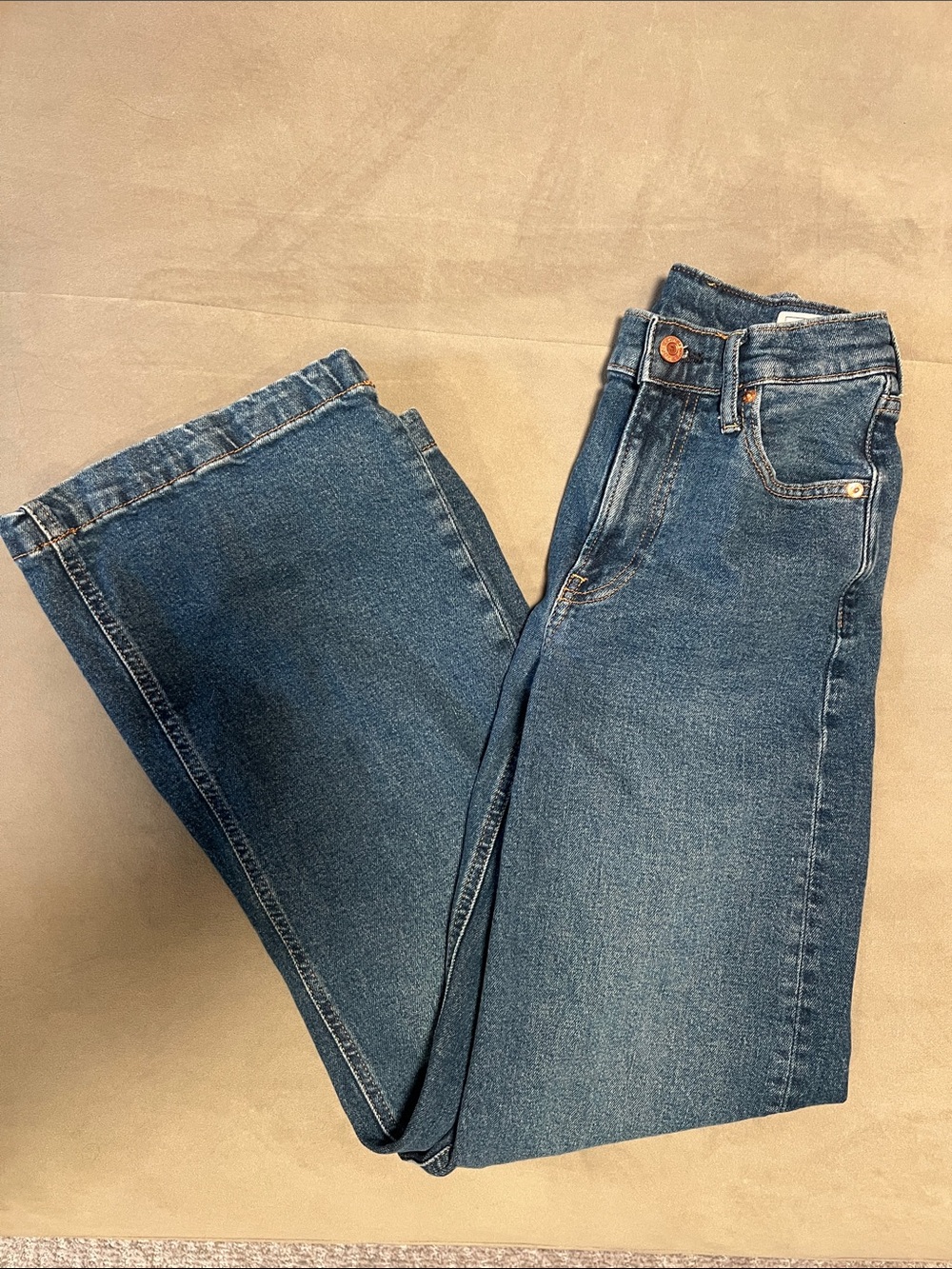 GAP High-Rise Stride Wide Leg Women’s Jeans - Blue